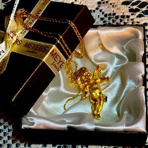 3/$25  Angel Cherub Pendant and Necklace